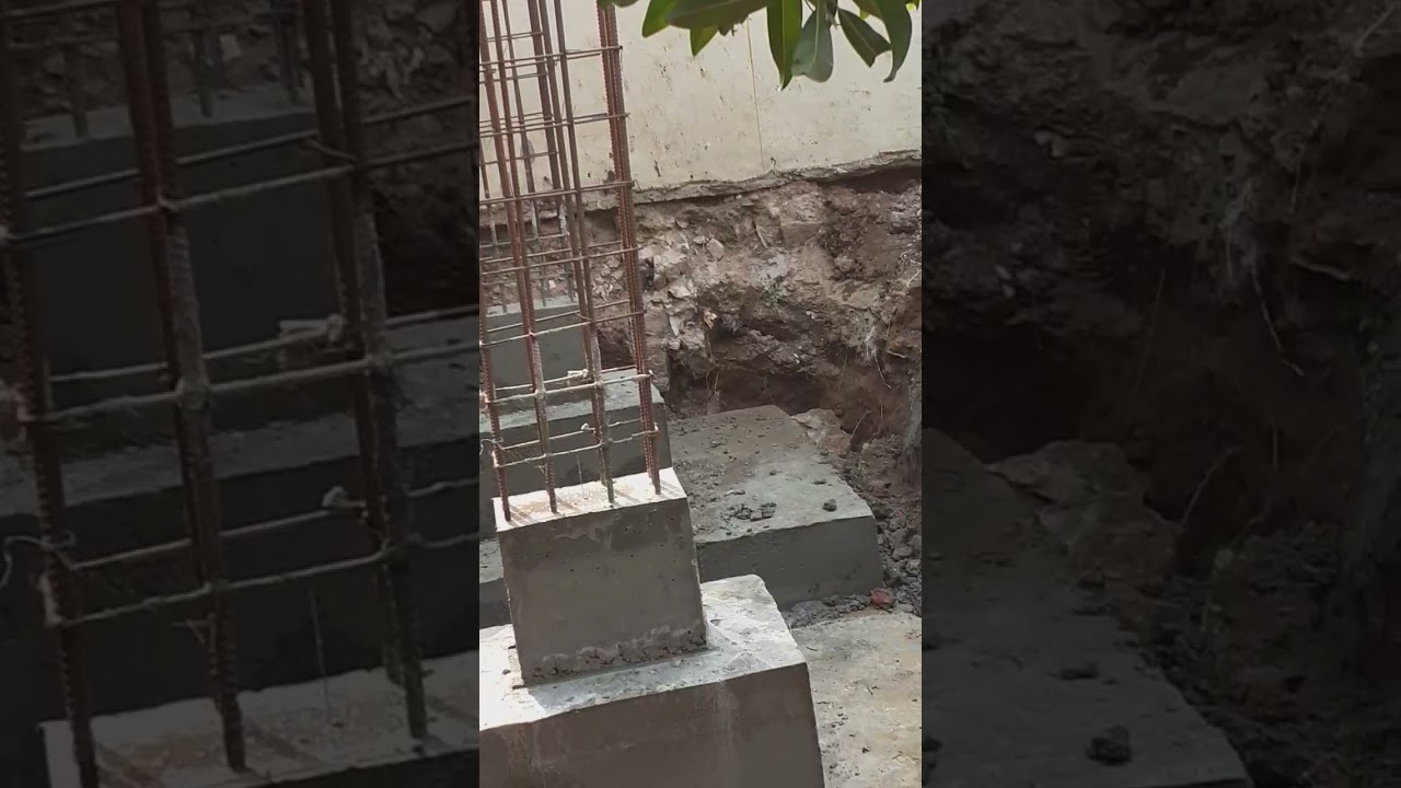 Apartment  basement  &  pillars.