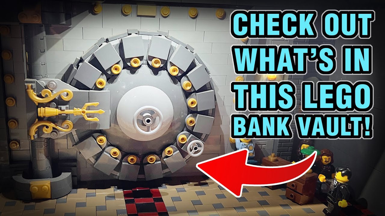 Huge LEGO MOC Bank - Full of Details and Techniques