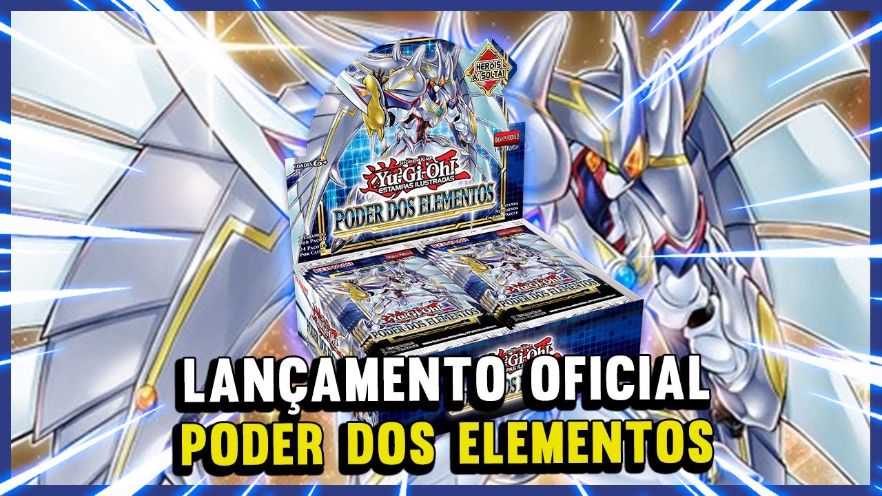 LAN&Ccedil;AMENTO PODER DOS ELEMENTOS - NOVA COLE&Ccedil;&Atilde;O YU-GI-OH! TCG