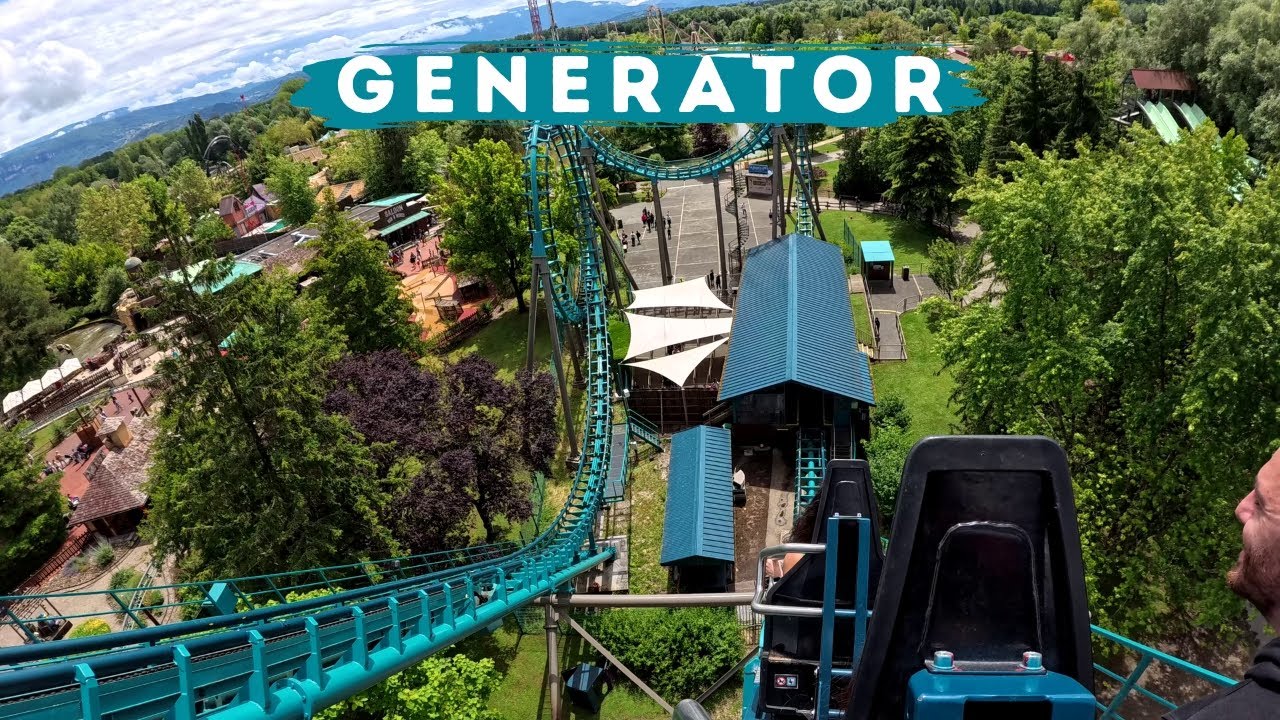 Generator on ride 4K POV / Walibi rhones alpes