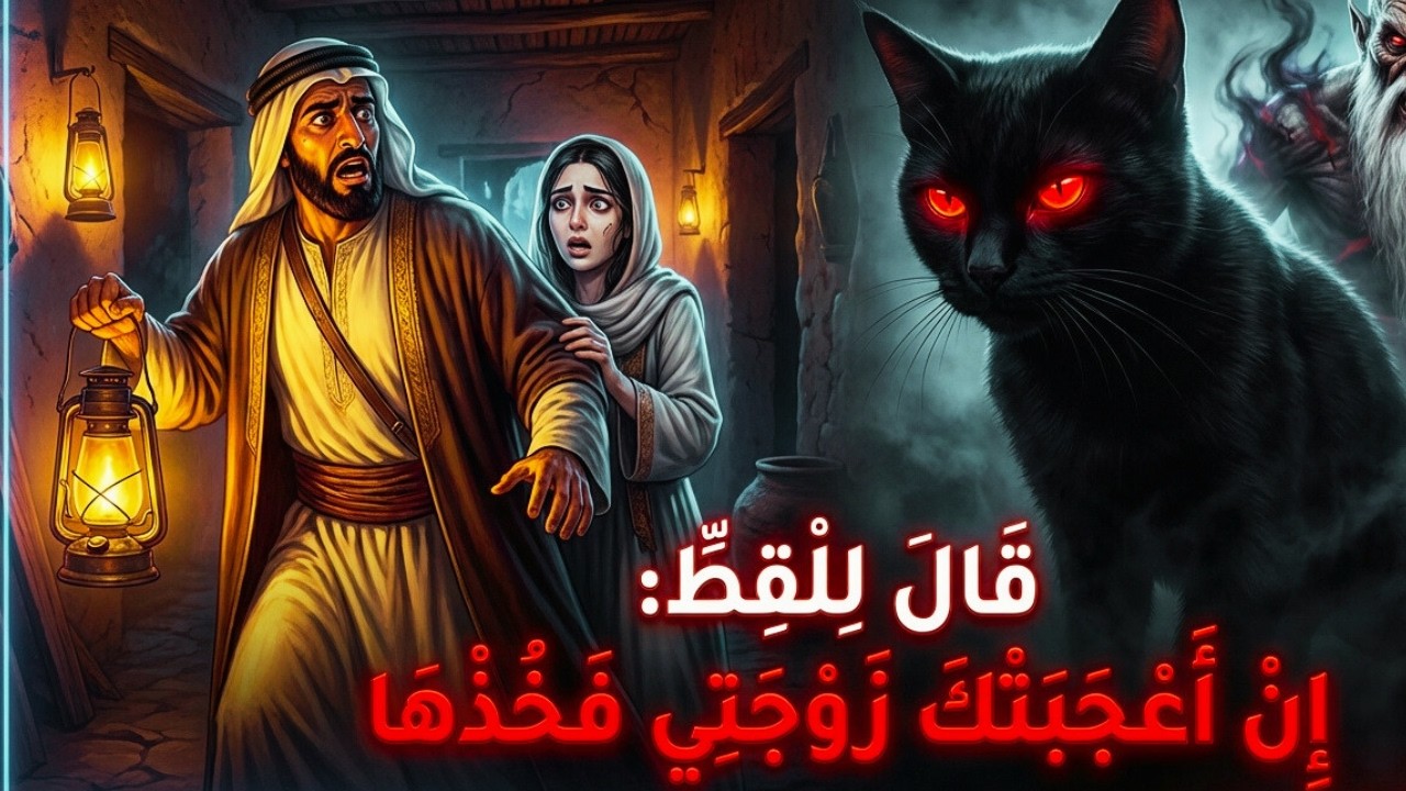 قال لقطٍ ممازحا : إن أعجبتك زوجتي فخذها… فاختفت في لحظة! | قصة مرعبة عن الجن