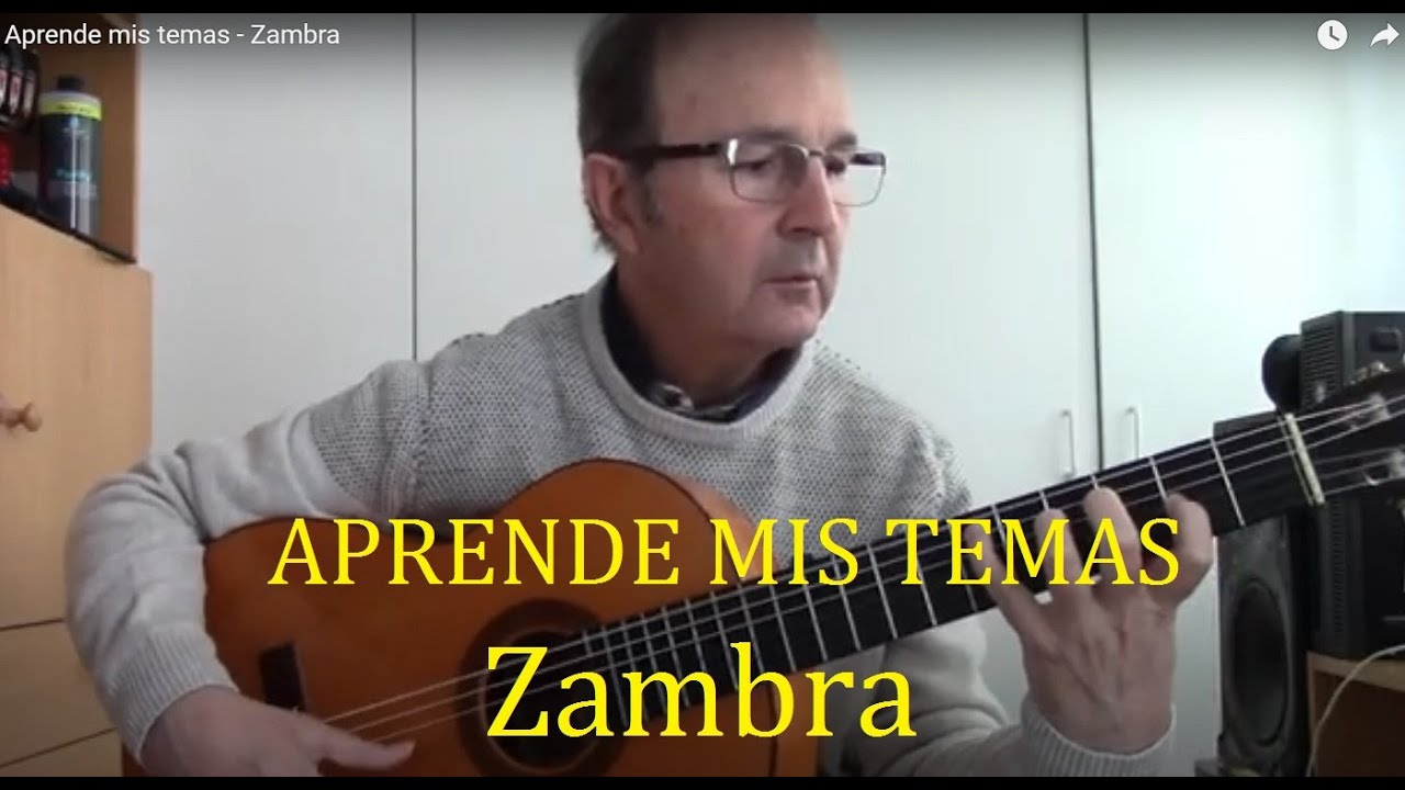 Aprende mis temas - Zambra 