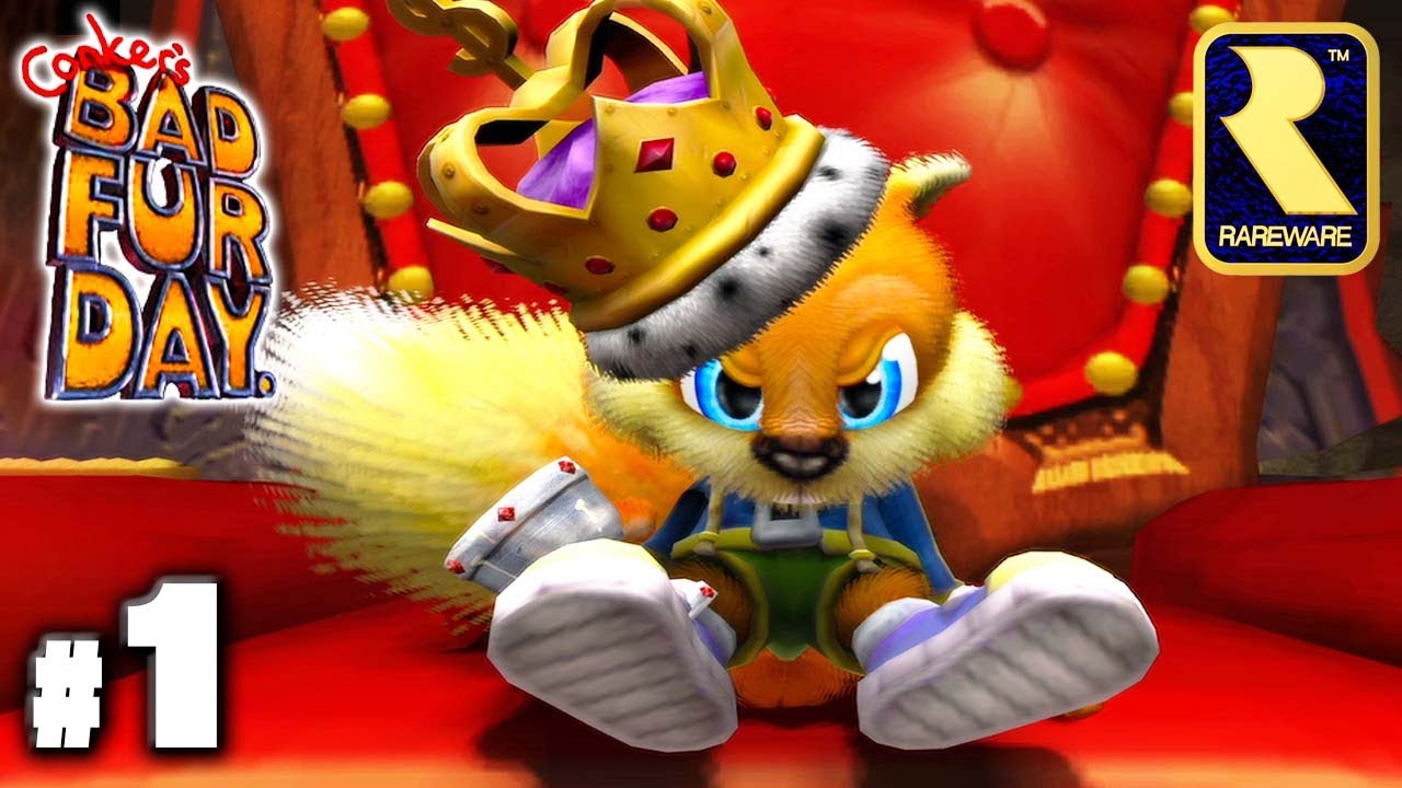 日本で発売中止になった問題作『コンカーズ・バッド・ファー・デイ：Conker's Bad Fur Day』 #1
