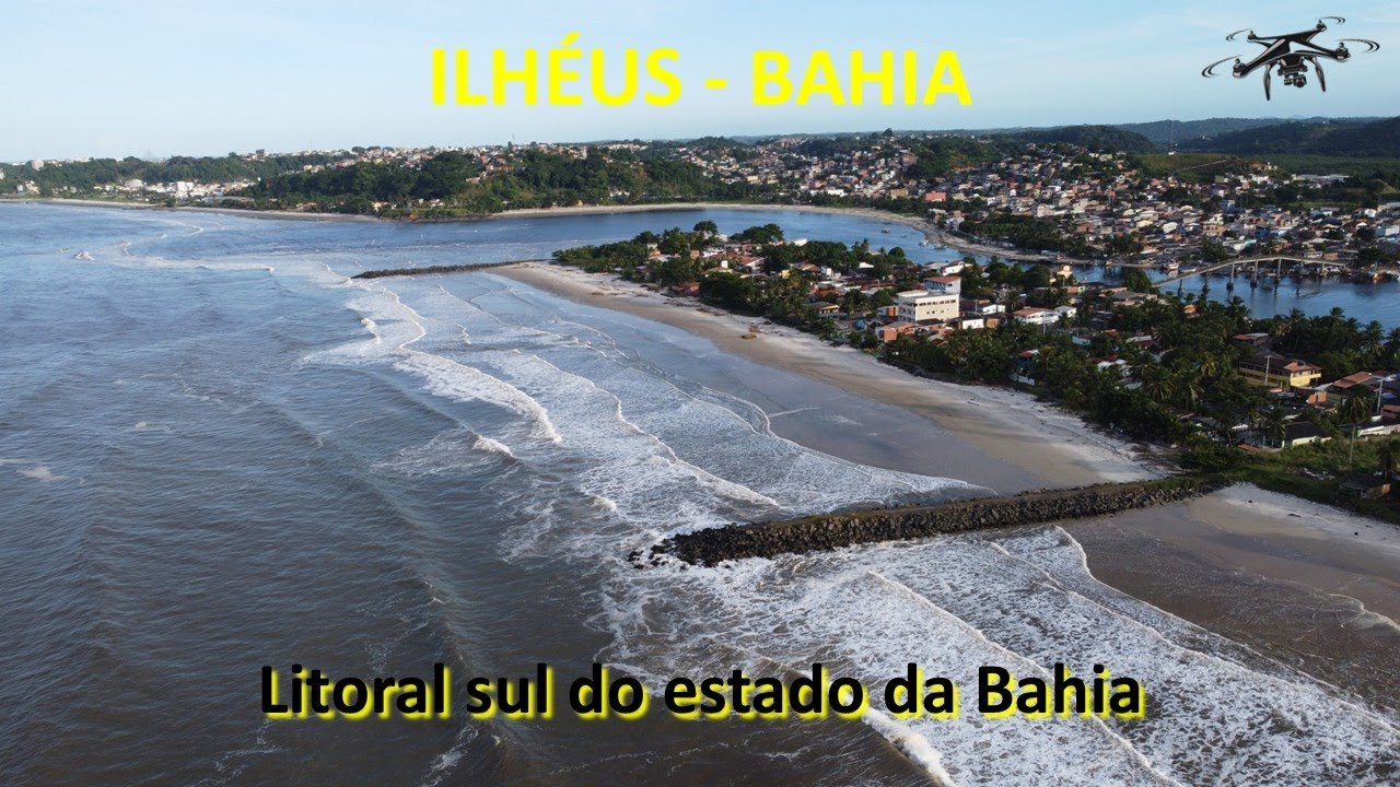 Ilh&eacute;us Bahia munic&iacute;pio brasileiro do litoral sul do estado da Bahia regi&atilde;o Nordeste do Brasil Praia