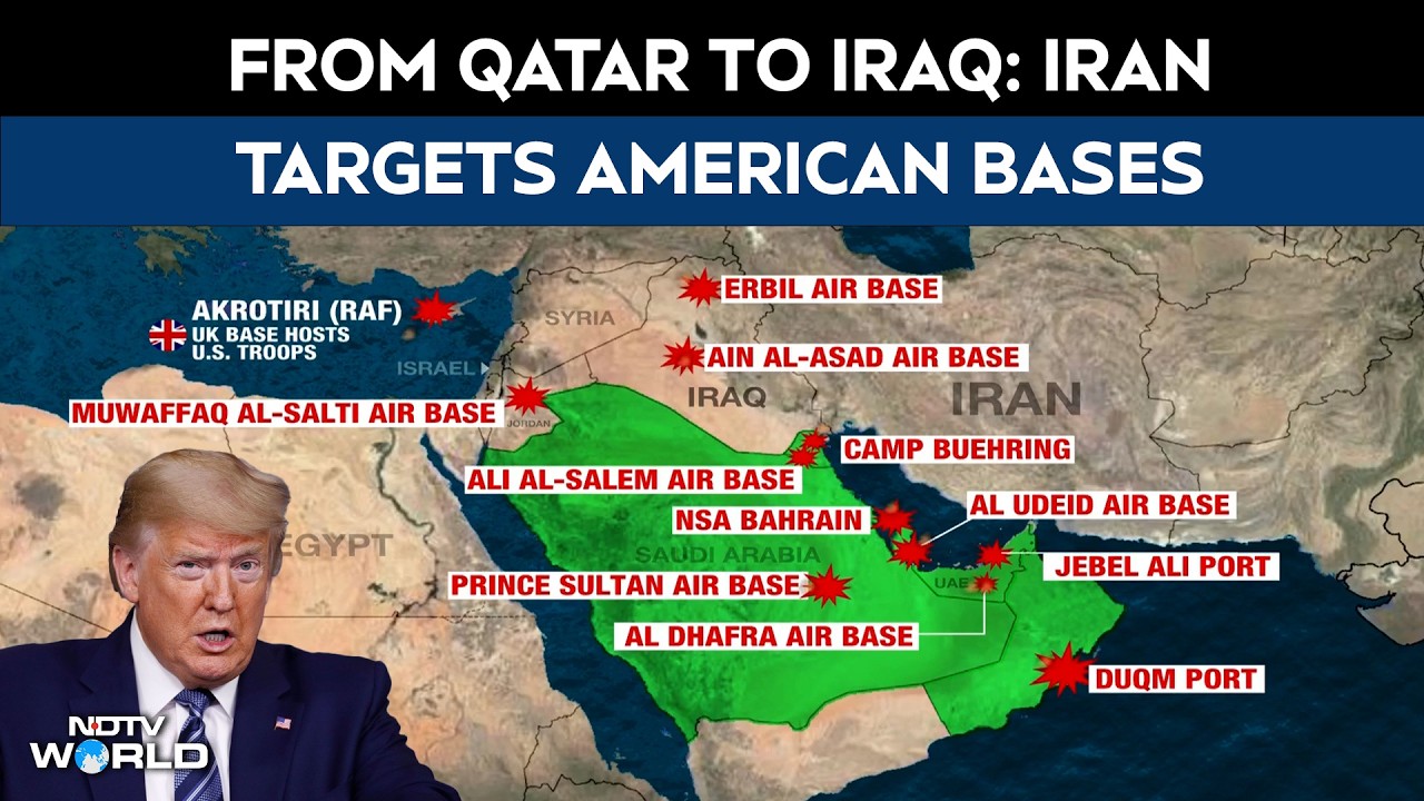 US Iran War | Iran Expands Strikes on Key US Bases Across Gulf Region