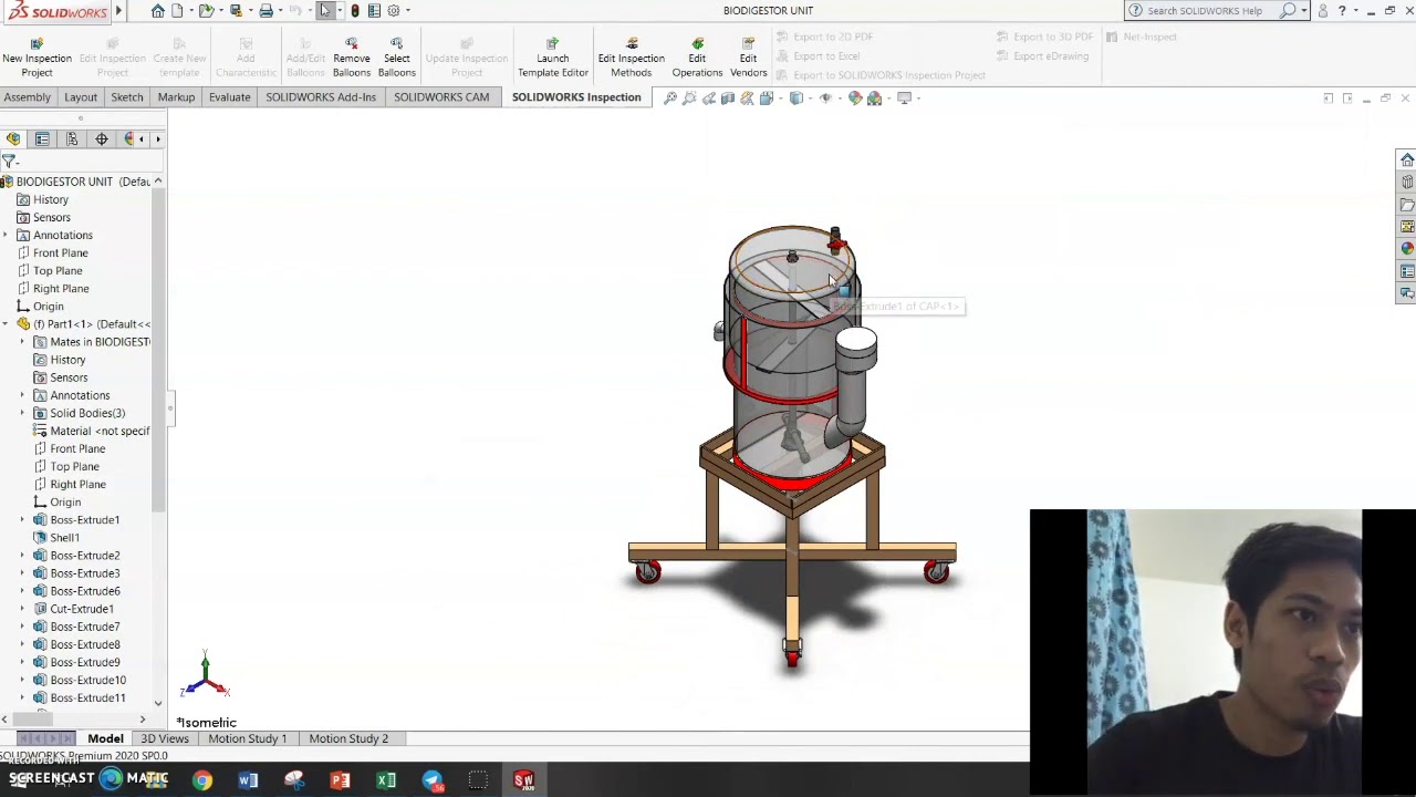 MY178 - A household portable biodigester for green energy production
