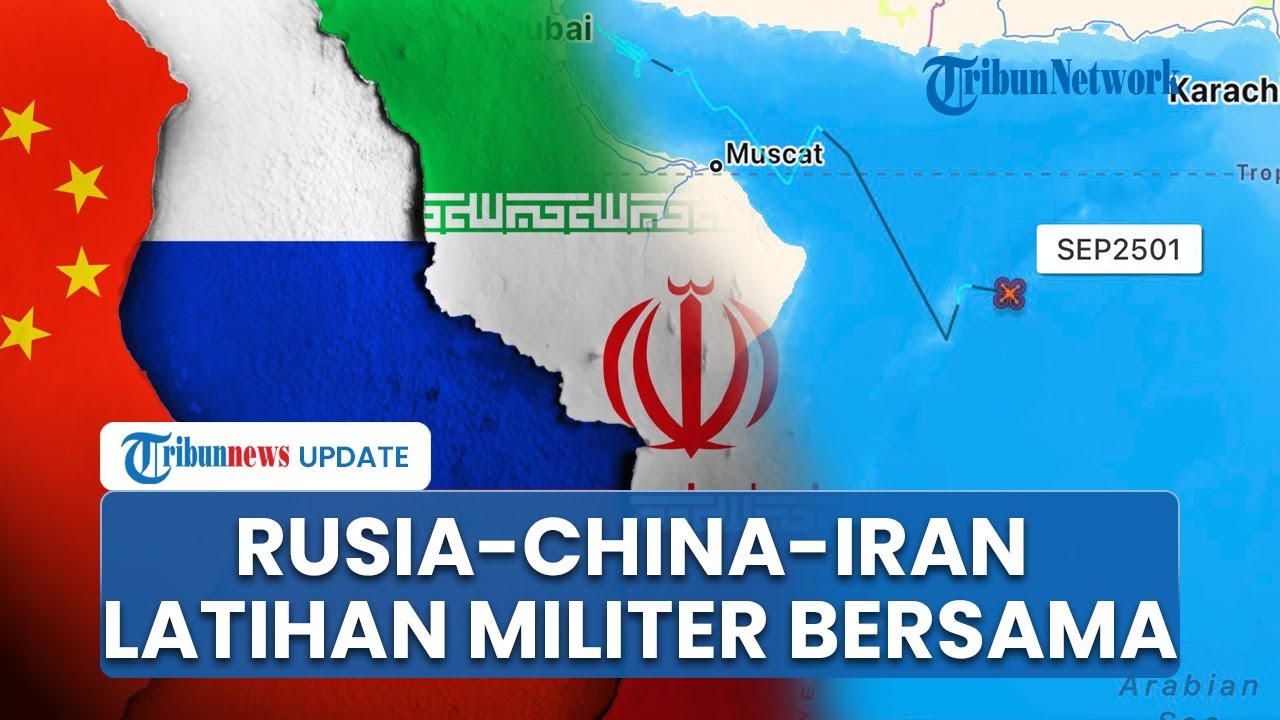 Rusia-China-Iran Latihan Militer di Selat Hormuz saat Trump Mengancam, Kapal Nuklir AS Jadi Target?