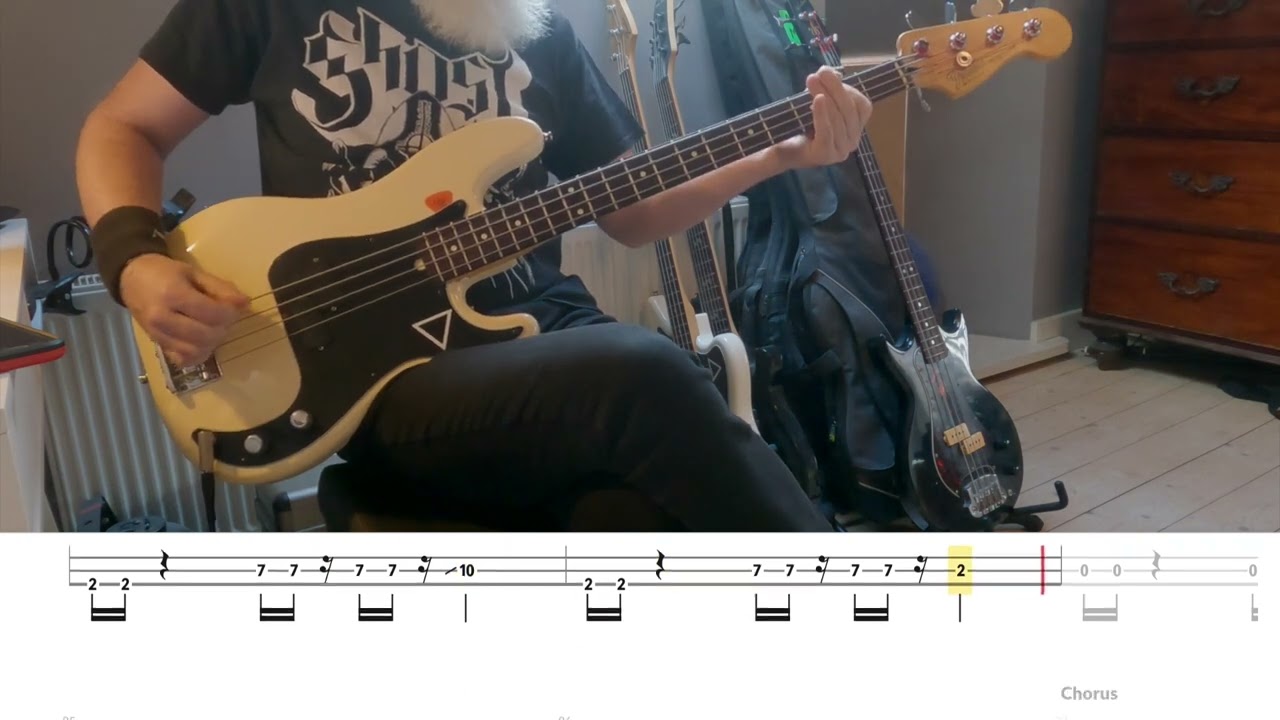 Ghost - Respite On The Spitalfields - Bass Cover (with tab!)