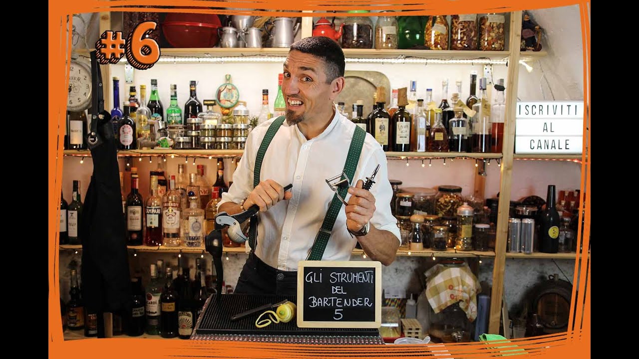 #6 ABC del Bartender - Gli strumenti del Bartender PARTE 5 - Stirrer, metal pour, squeezer...