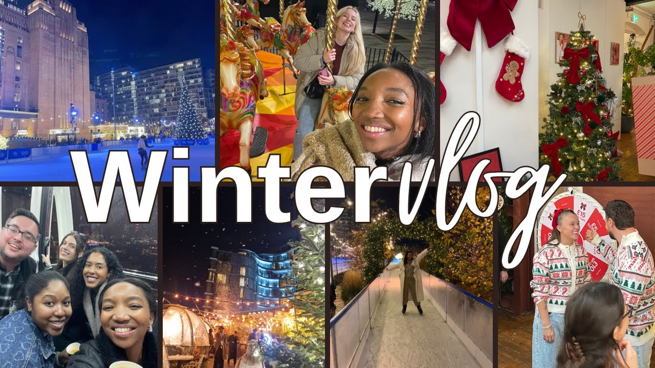Christmas in London vlog 🎄🎅: winter wonderland, coppa club & ice skating ✨ festive vibes ✨