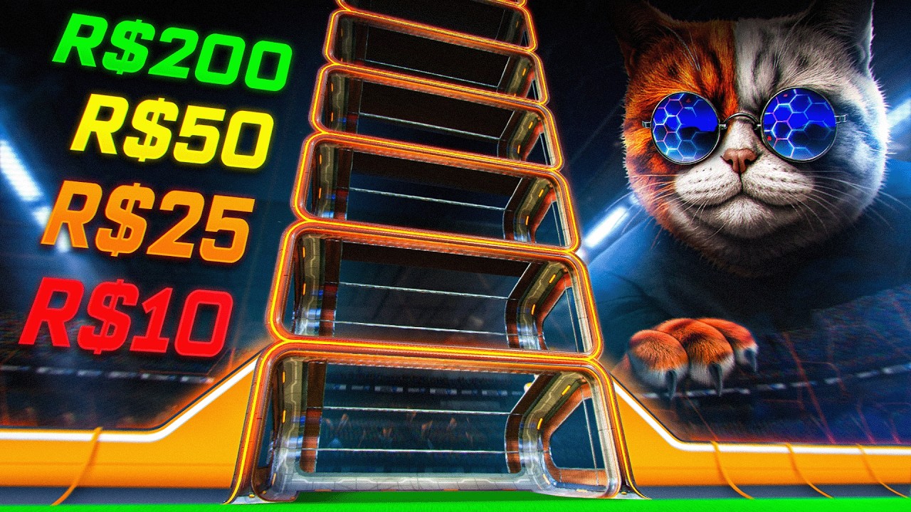 QUANTO MAIS ALTO O GOL FOR, MAIS DINHEIRO EU GANHO NO ROCKET LEAGUE 💸