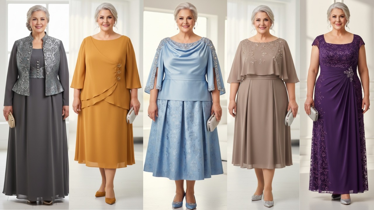 🔥 Top most beautiful and stylish plus size mother of the bride dress 2026