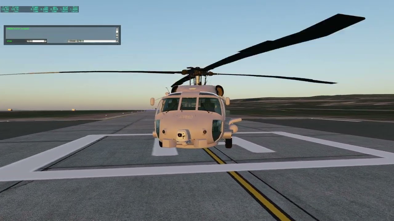UH-60M Blackhawk - X-Plane : MH-60R folding rotor
