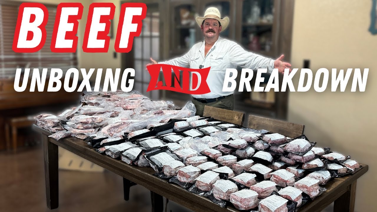 We Got Our Beef Back from the Butcher! Full Unboxing & Pound‑by‑Pound Breakdown