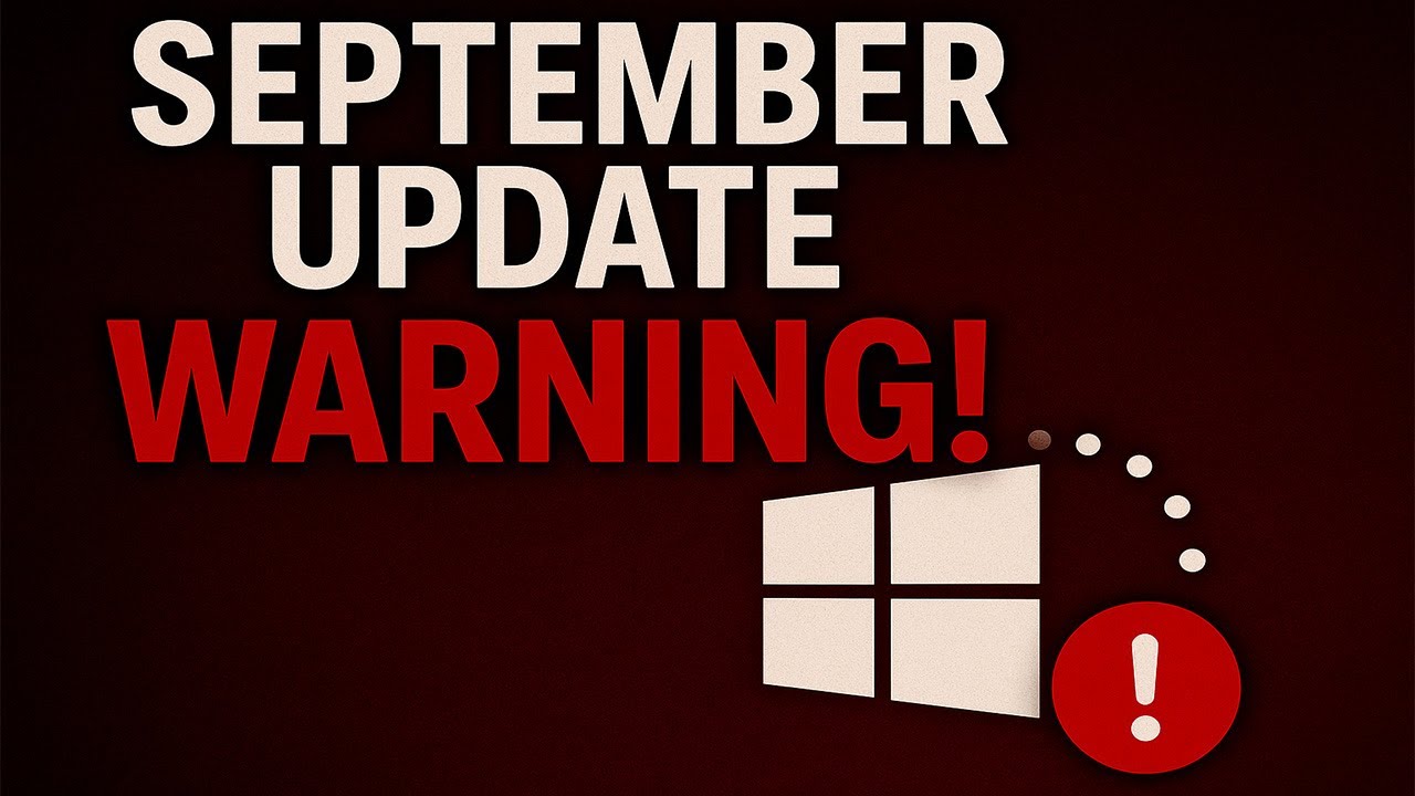 ⚠️ Don&rsquo;t Install the September Windows Update! (Critical Warning)