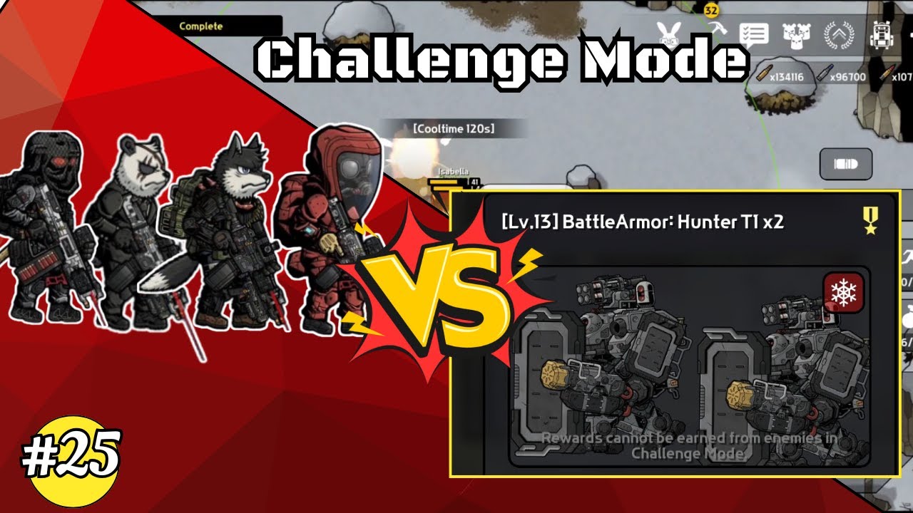 Challenge Mode #25 Level 13 Double BattleArmor: Hunter T1 | Bad 2 Bad Apocalypse