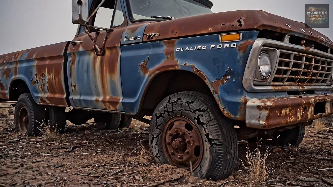RESTAURACIÓN COMPLETA DE UN CAMIÓN FORD F-600 TORTON DE LOS AÑOS 70 ABANDONADO DURANTE DÉCADAS