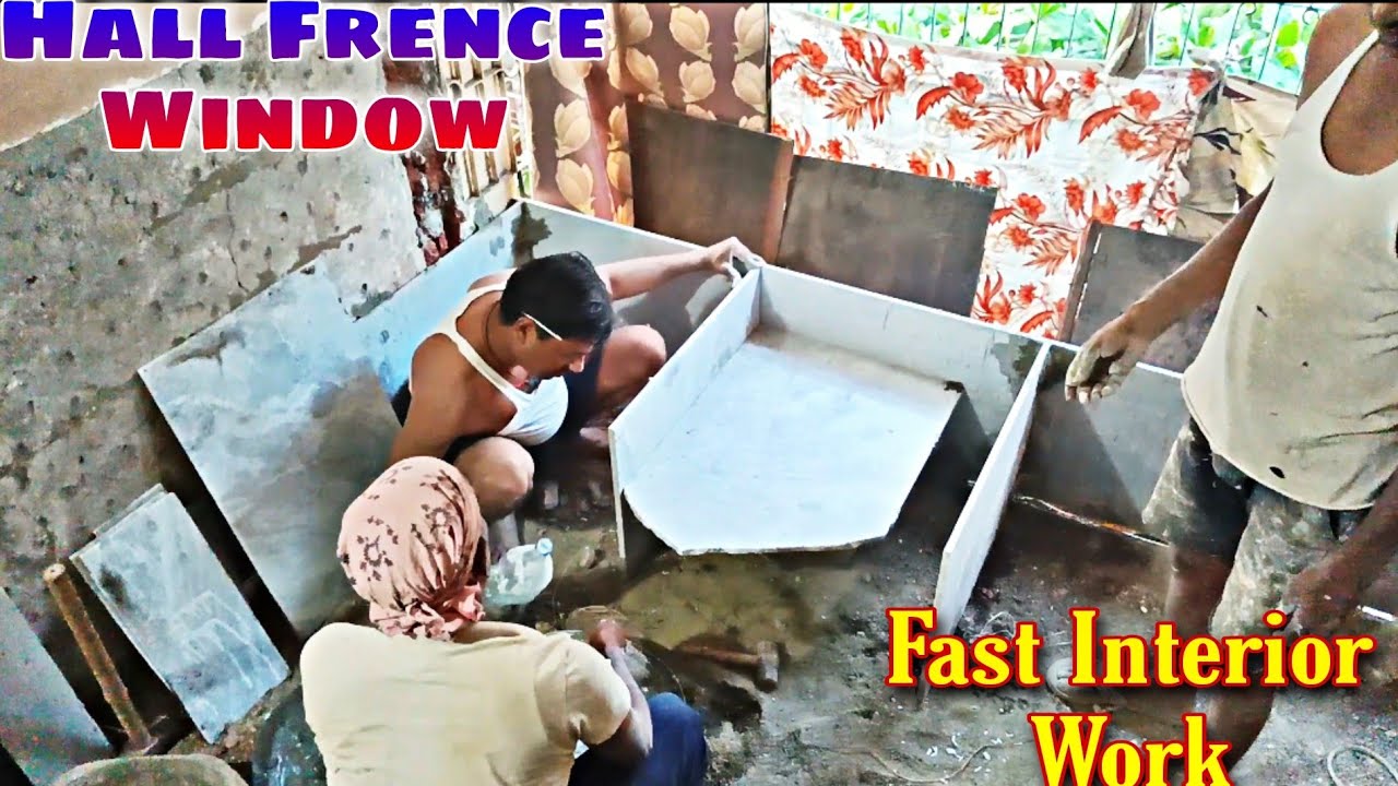Hall Frence Window 🪟 Mira Bhayandar Interior Work #mumbaiinteriors  #interior #trending #viral