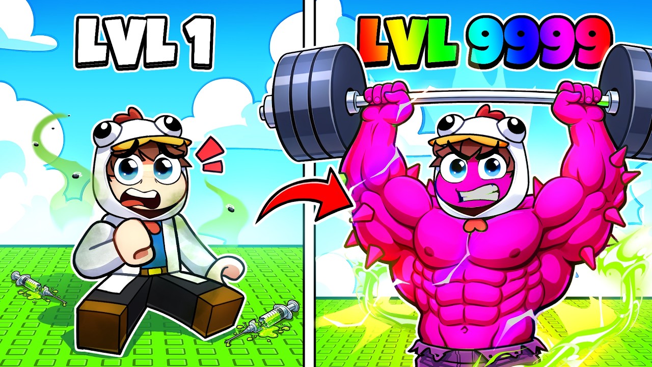 Améliorer sa TRANSFORMATION Muscle Simulator sur ROBLOX !