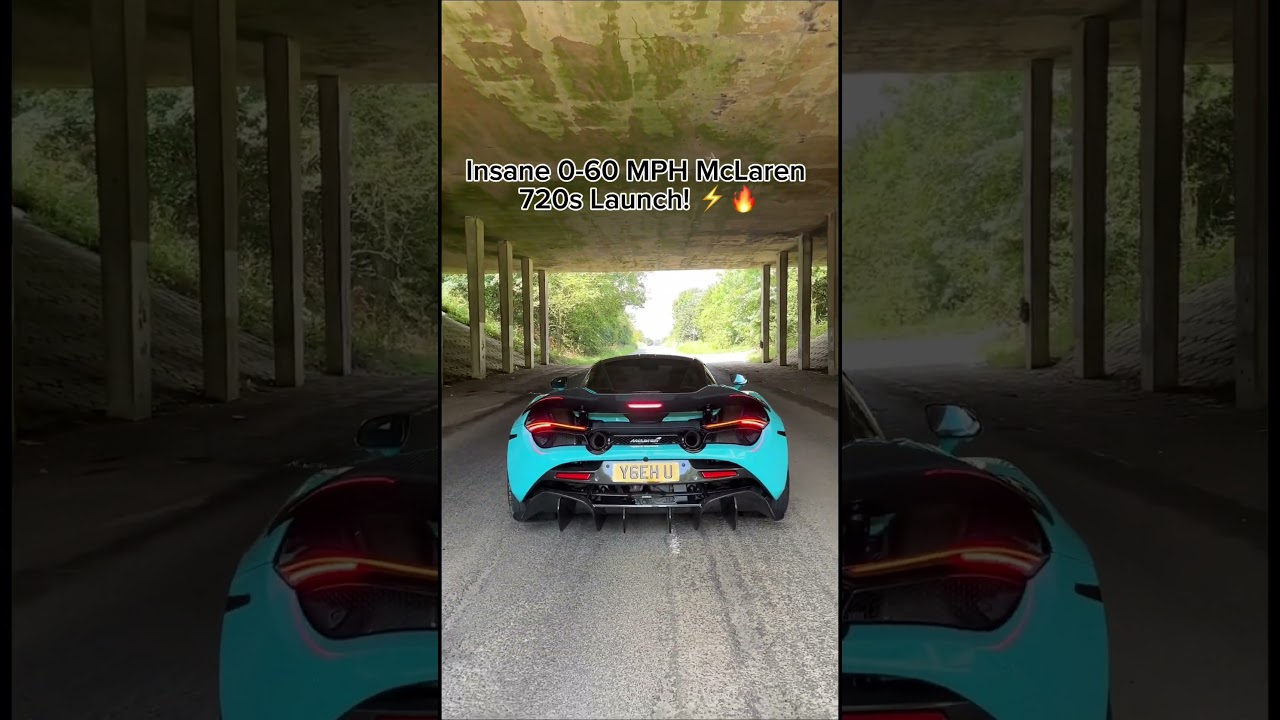 McLaren 720s 0-60mph Launch! 💨⚡️ #mclaren #carlaunch #0to60 #mclaren720s #shorts