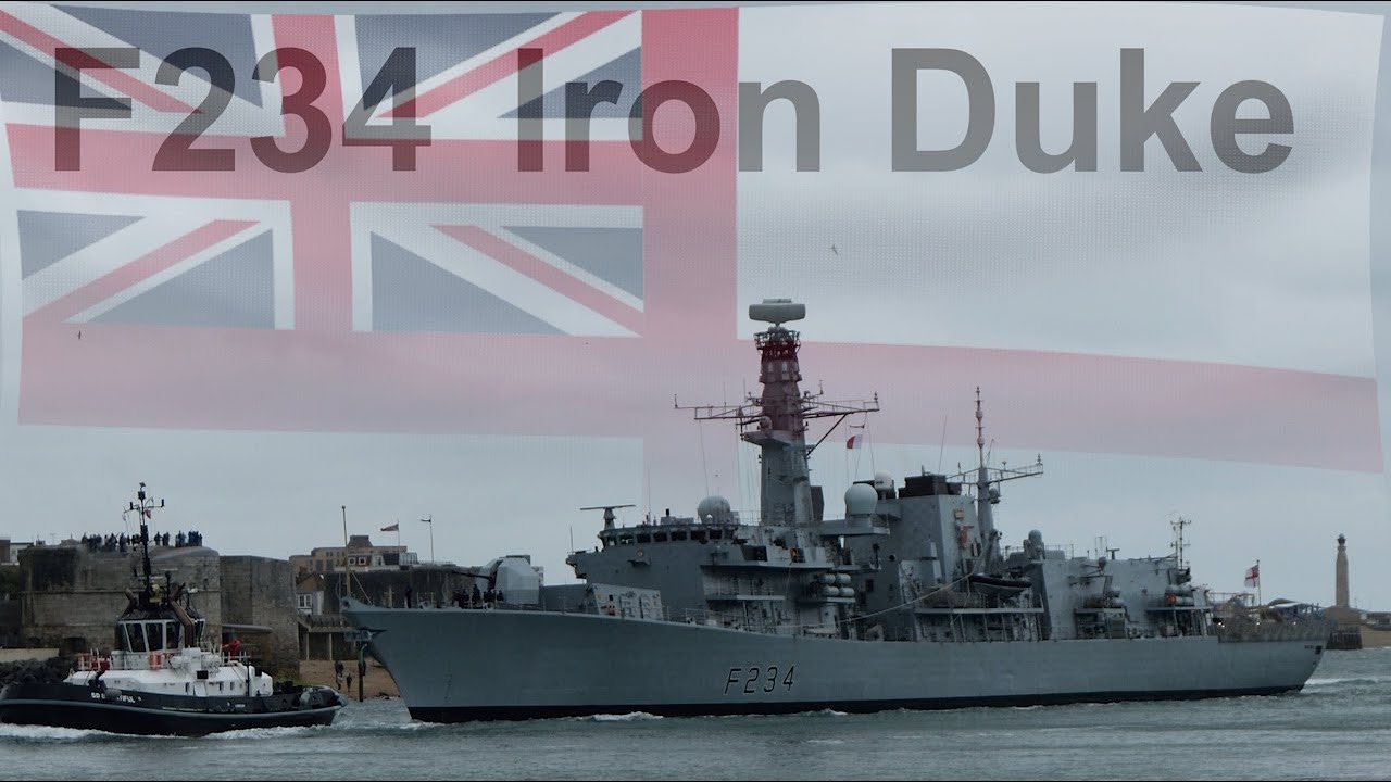 HMS Iron Duke - Arriving Portsmouth. 05/07/2025