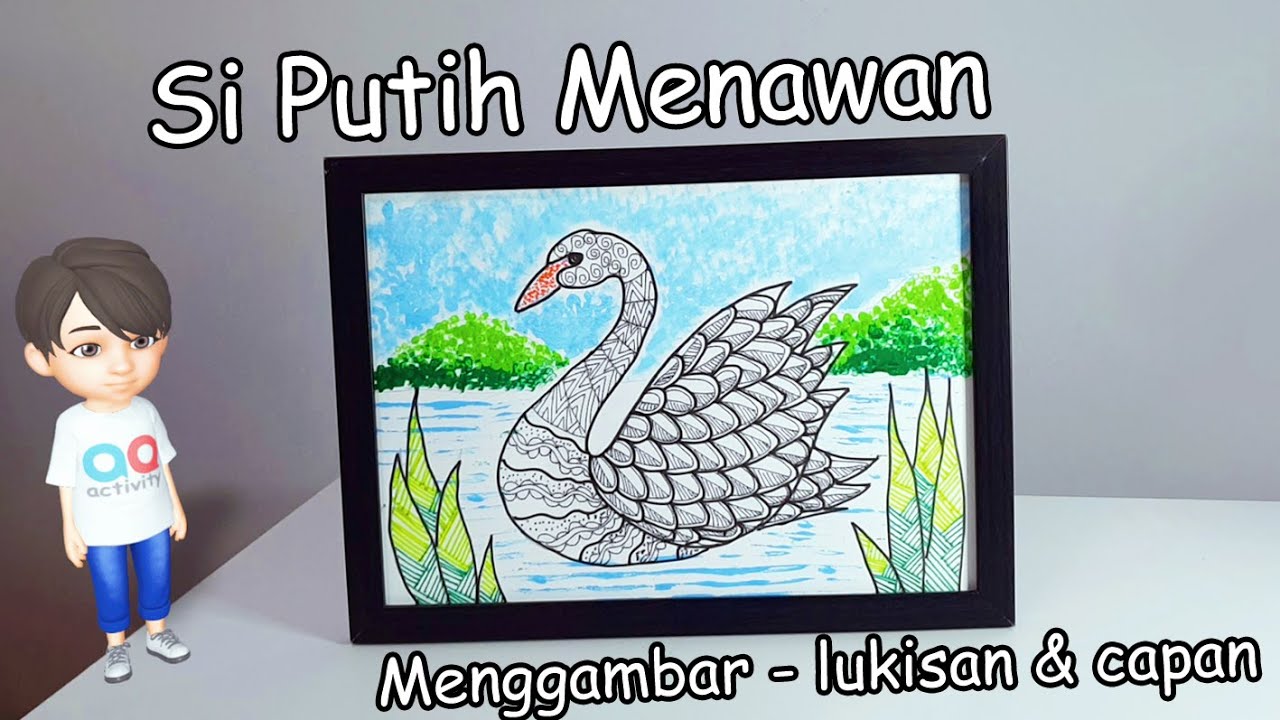 Si Putih Menawan | Menggambar- Lukisan & Capan | Doodle