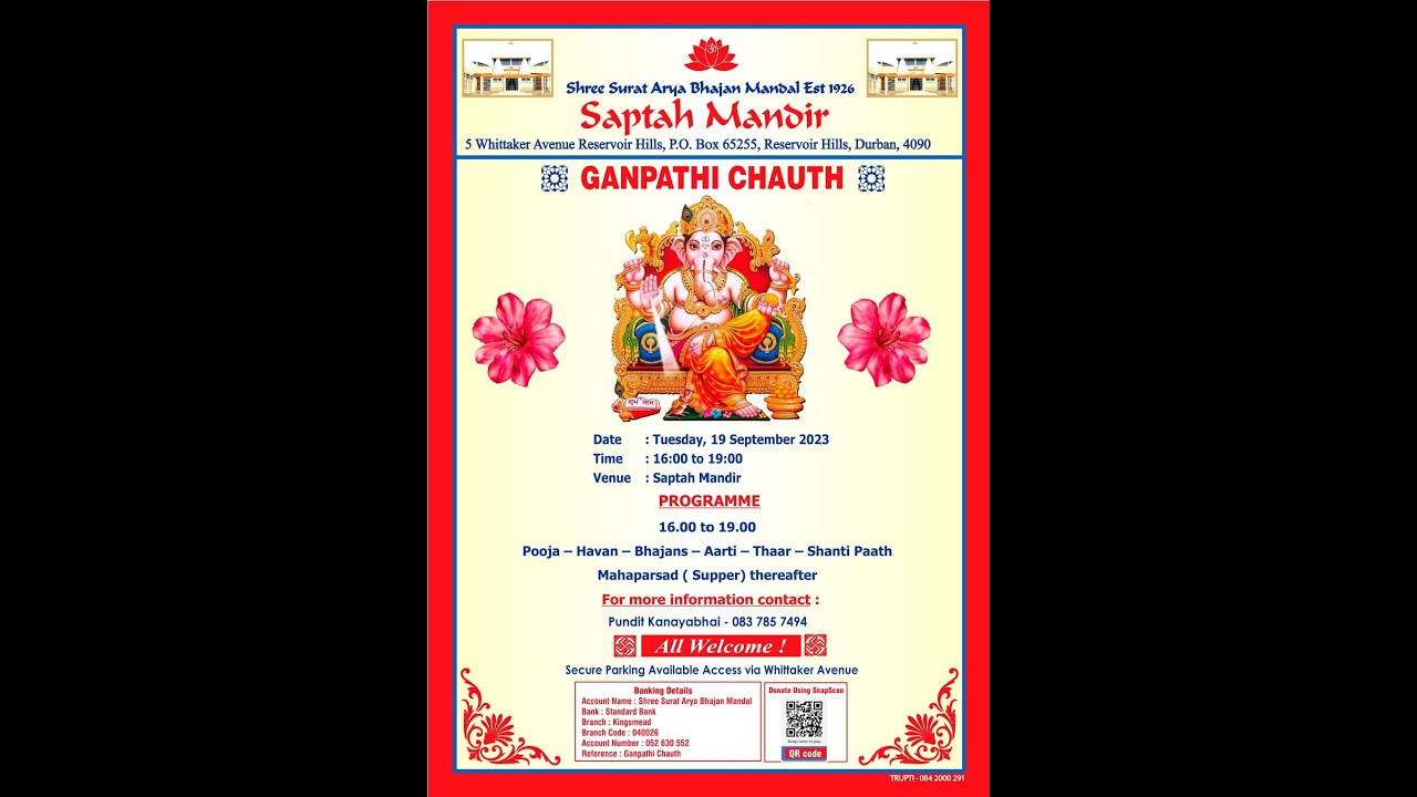 Saptah Mandir | Ganpathi Chauth 2023