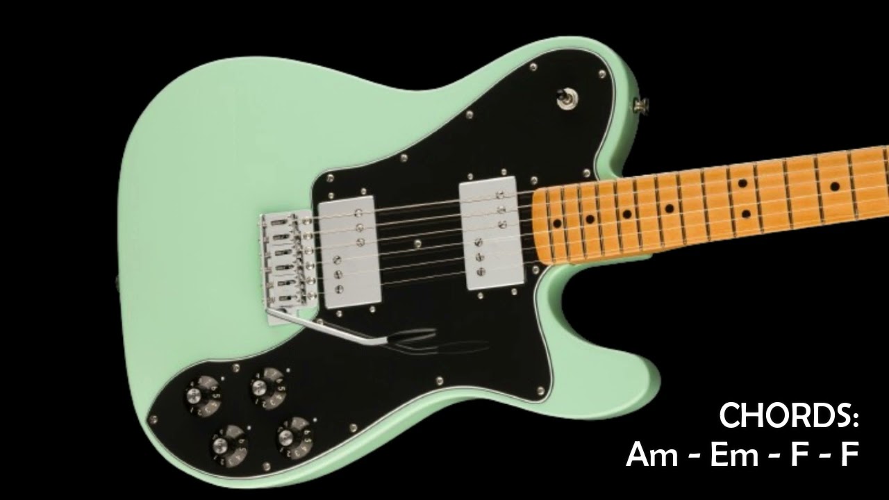 Atmospheric Smooth Guitar Backing Track Jam in A Minor - Am