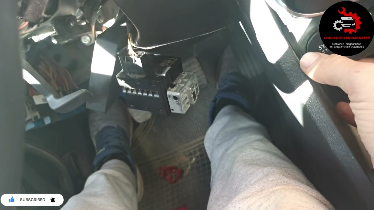 réparation verrouillage de direction ELV,Plug and Start Clio 4