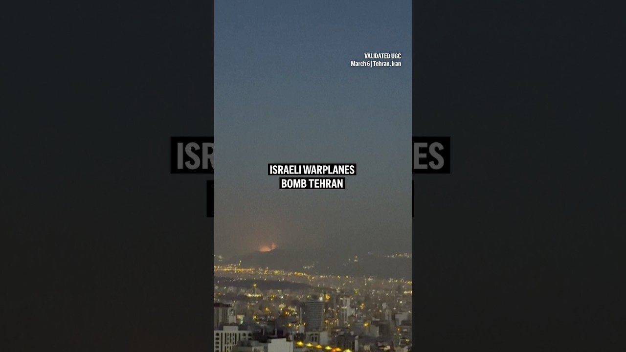 Israeli warplanes bomb Tehran
