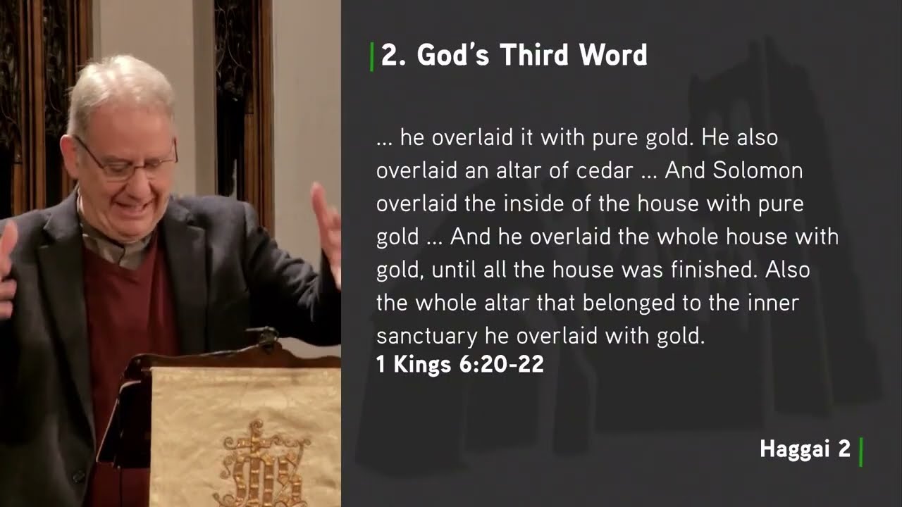 Haggai 2.1-9 - The Golden Age of the Church Jesmond Parish - Sermon - Clayton TV