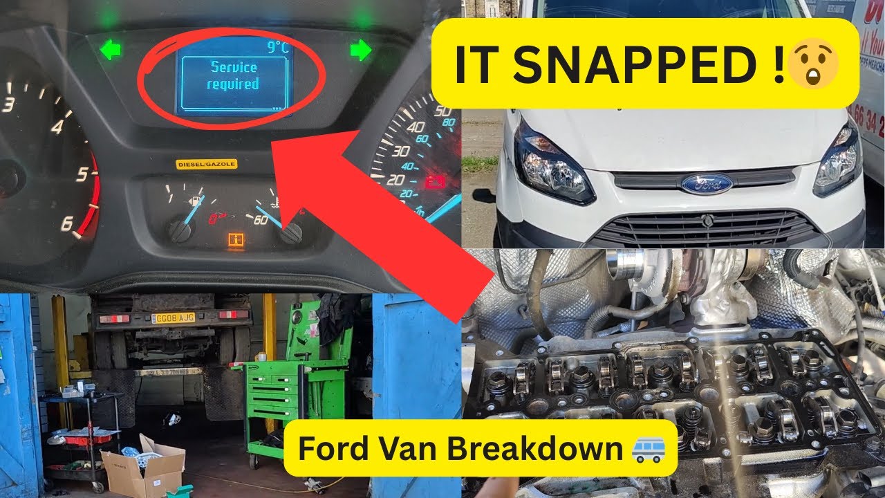 Кошмар Ford Transit: мокрый ремень лопнул на скорости 70 миль в час! 😱💥