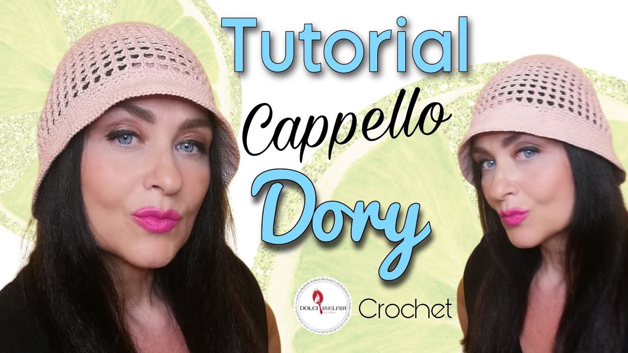 Tutorial Cappello Dory - uncinetto -Modello Pescatore
