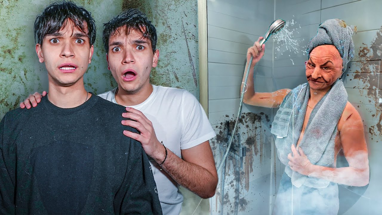 SOMEONE IS TAKING A SHOWER IN OUR HOUSE!