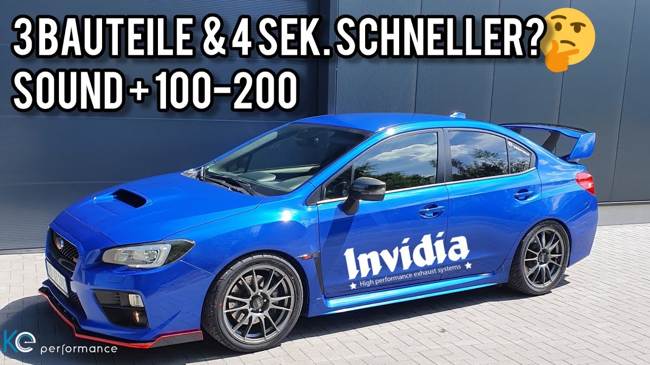 Launch Control + Sound + 100-200 + Subaru WRX STI / KE-PERFORMANCE