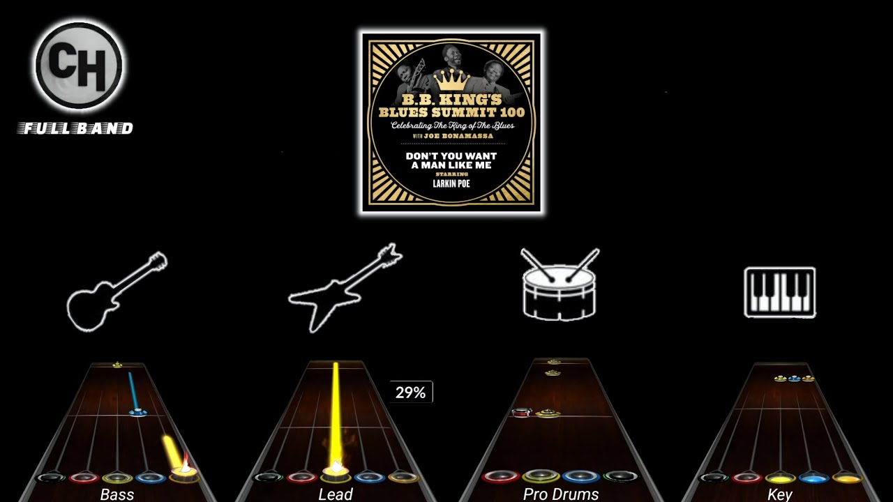 Joe Bonamassa, Larkin Poe - Don't You Want A Man Like Me (Clone Hero Chart Preview) | Custom Chart