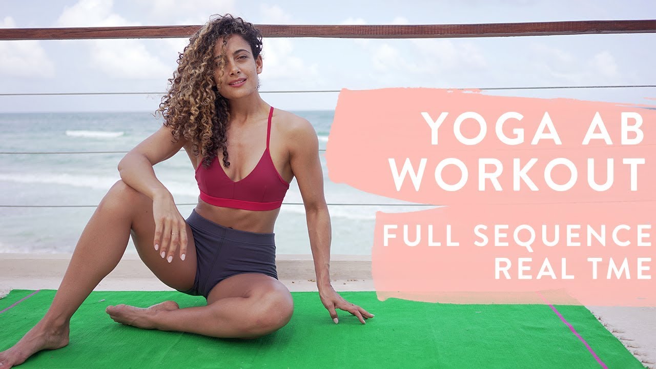 YOGA AB WORKOUT - 20 MINUTES | Real Time | Full Sequence