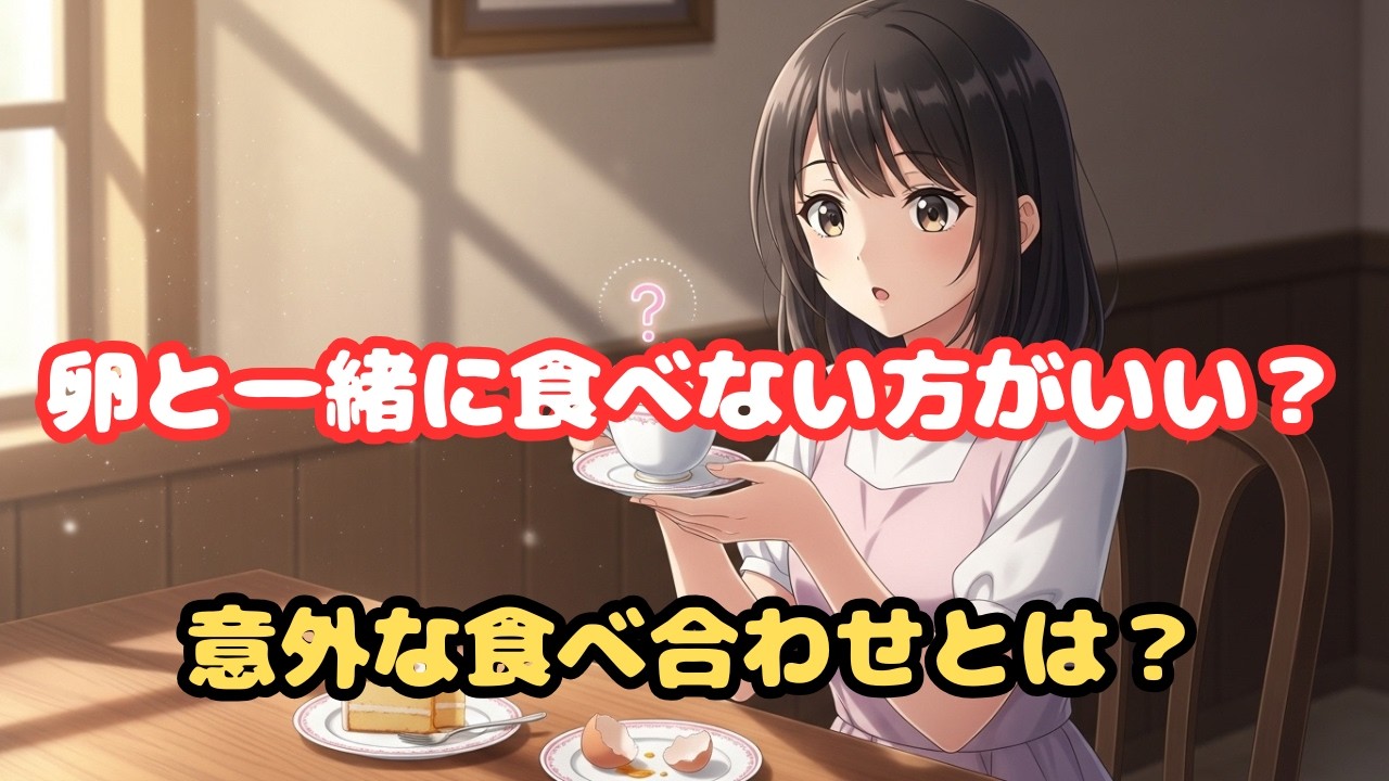 卵と一緒に食べない方がいい？ 意外な食べ合わせとは？