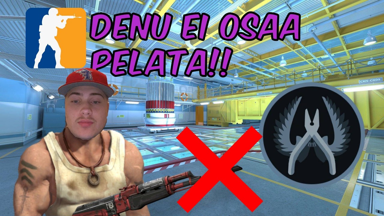 DENU EI OSAA PELATA CS! (1 match VOD in faceit lvl 9)!