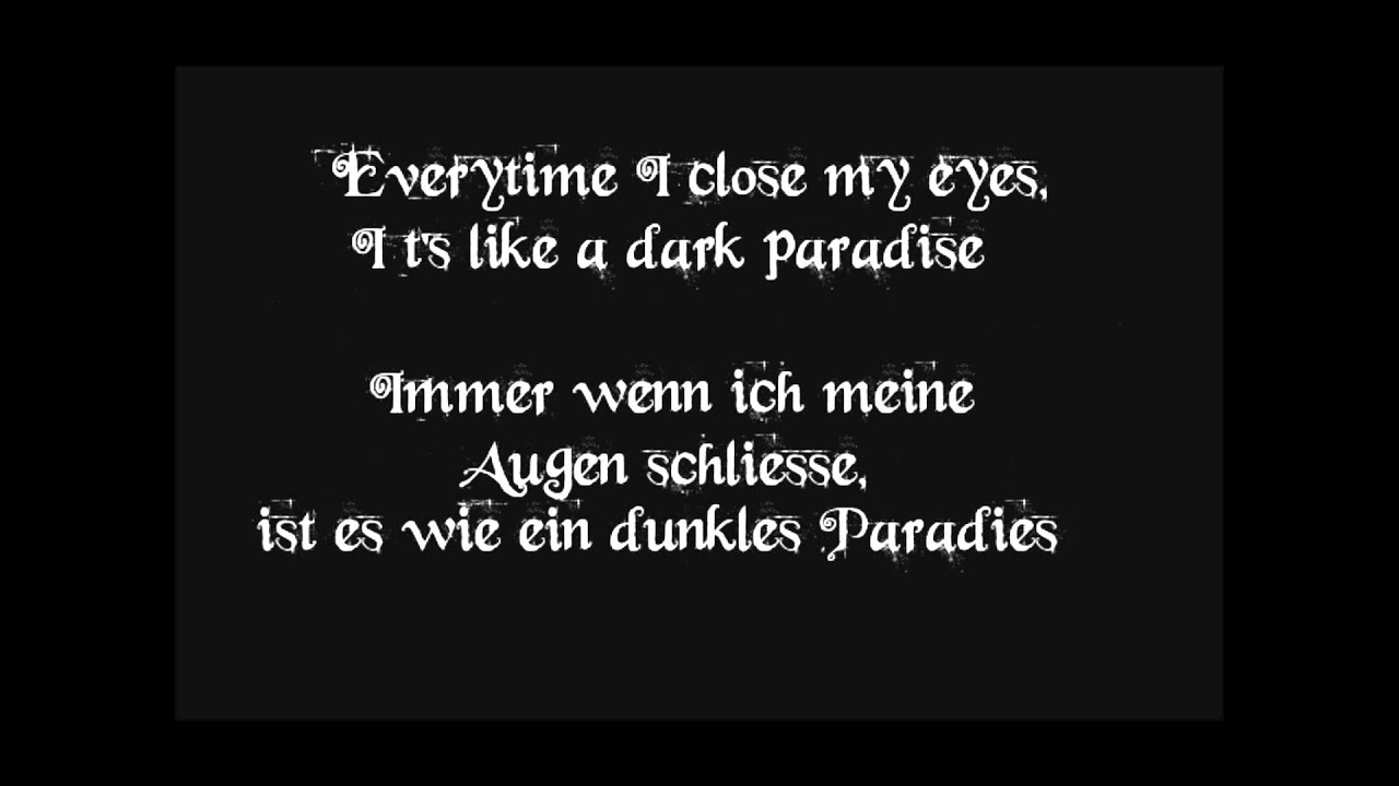Dark Paradise-Lana Del Rey-with german lyrics [deutsche Übersetzung]