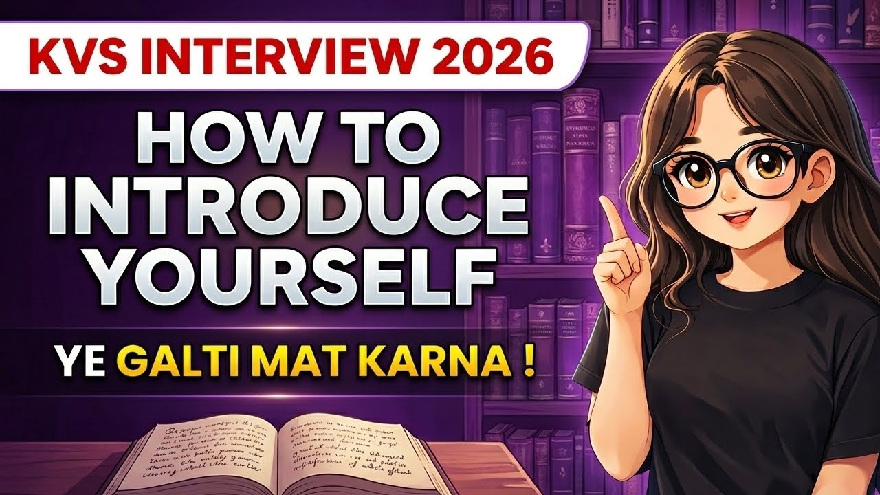 KVS Interview 2026| How to Introduce Yourself? ✅ Don't make this mistake! ❌