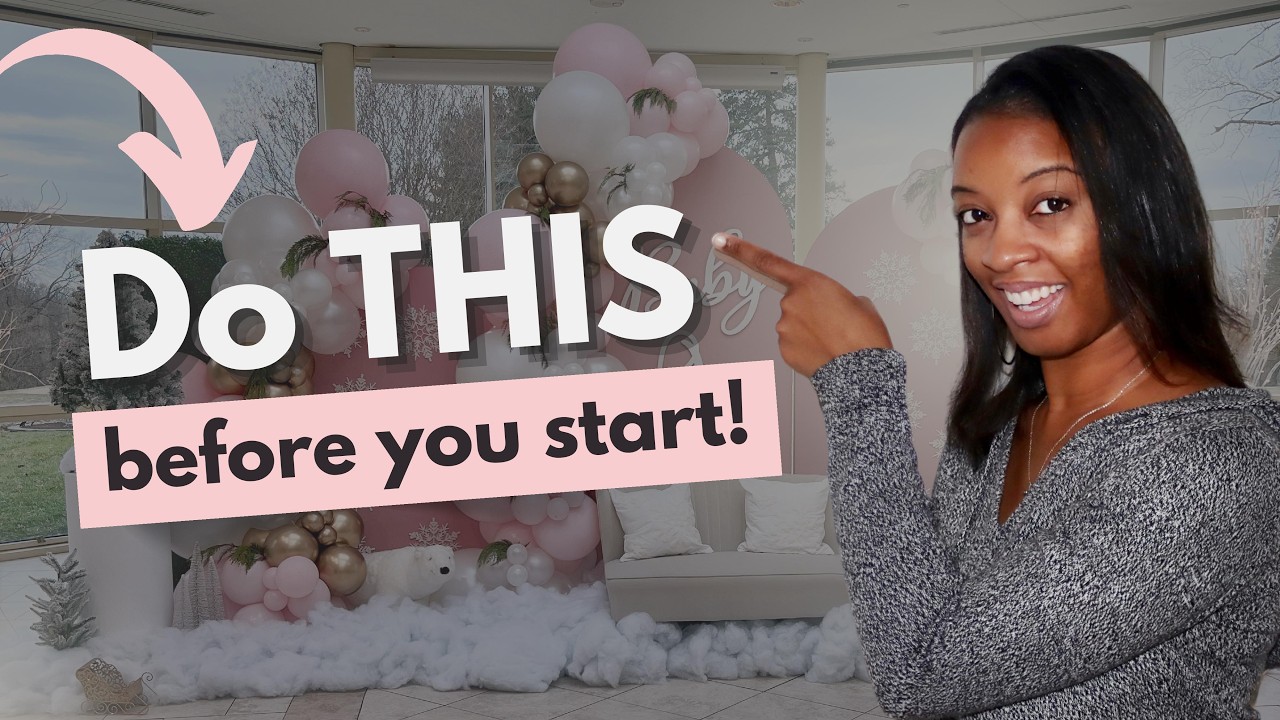 Do These 3 Things BEFORE Starting An Event Decorating Business