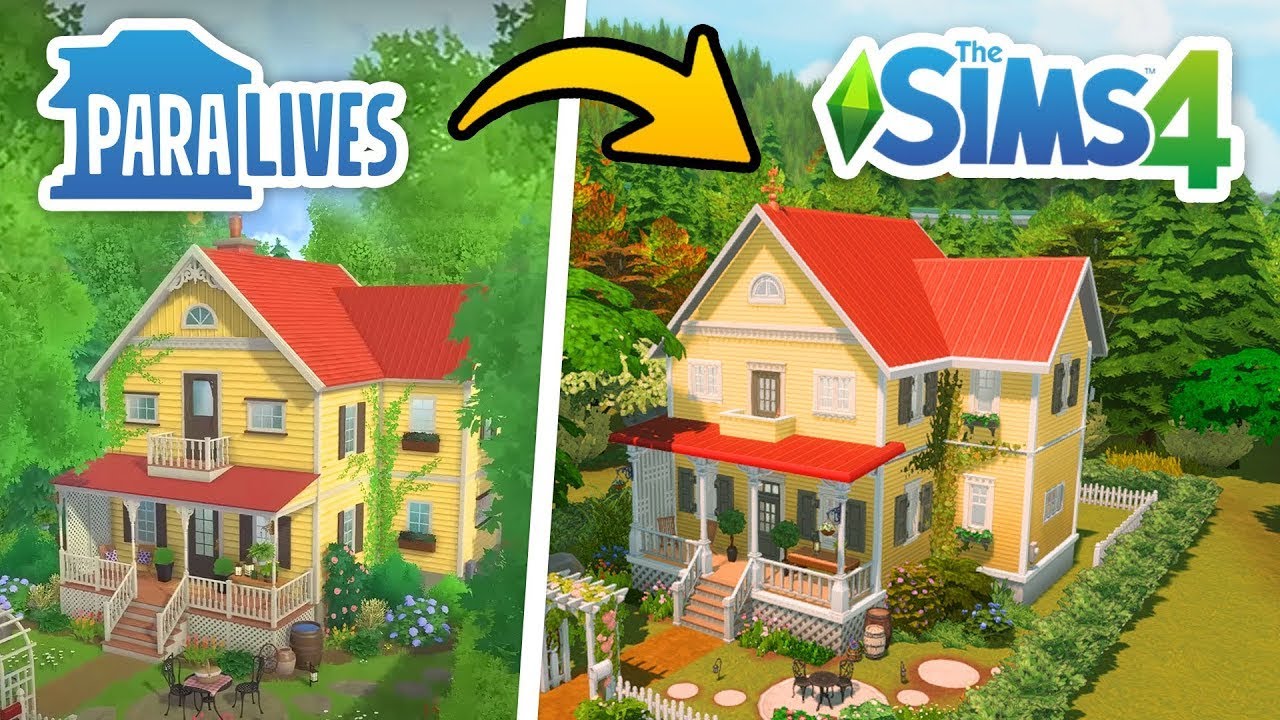 i RECREATED the Cozy House from Paralives in The Sims 4