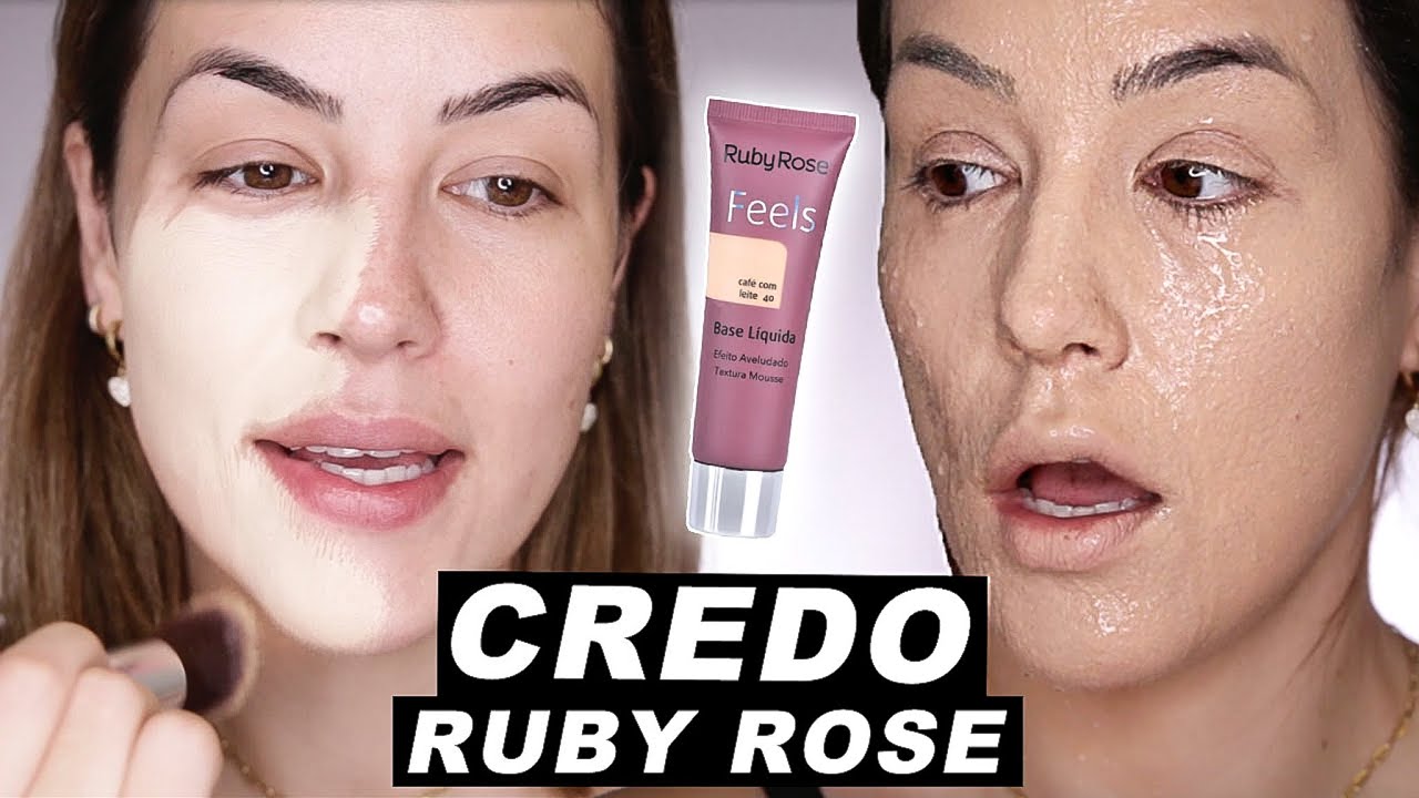 TESTEI A NOVA BASE FEELS RUBY ROSE E MISERICÓRDIA...