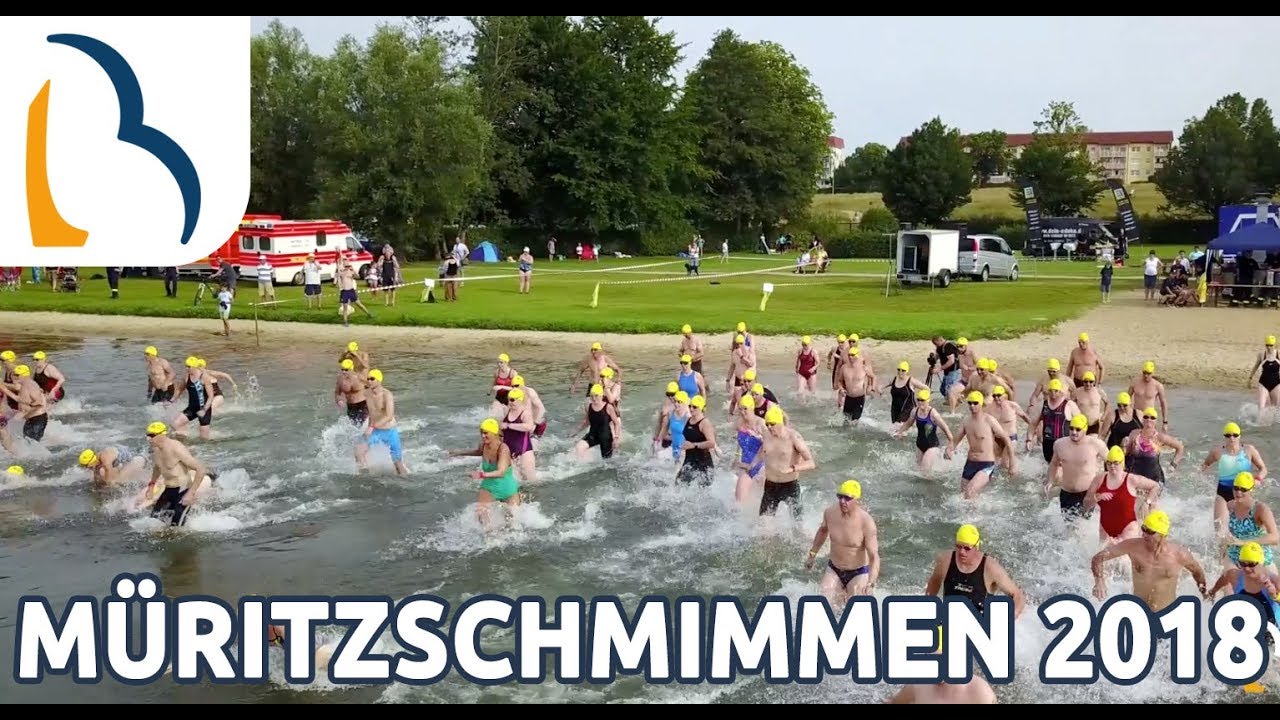 M&uuml;ritzschwimmen 2018 Start- und Begleitboot Bootsurlaub.de