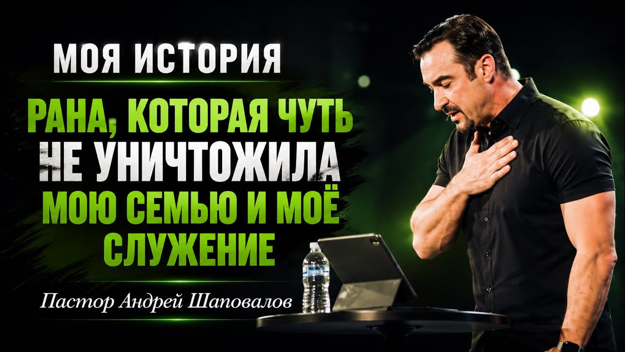 «Рана, которая чуть не уничтожила мою семью и моё служение» (Моя история) Пастор Андрей Шаповалов
