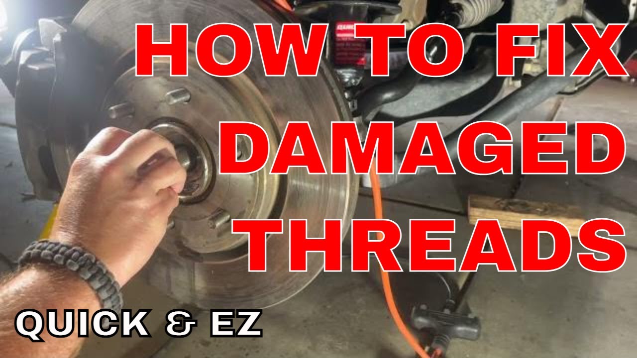 HOW TO Fix Damaged CV Axle Threads FAST & EASY Cómo reparar un eje CV dañado