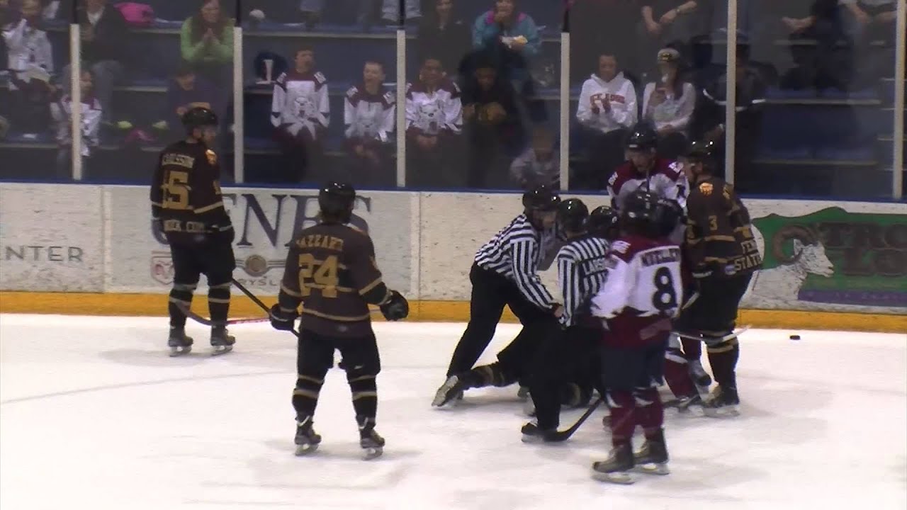 Kenai Brown Bears vs Fairbanks Ice Dogs West Div Semis Gm5 04-22-2013