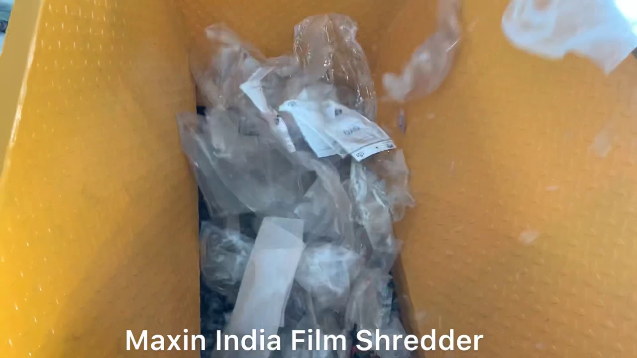 Maxin India Film Shredder, Plastic Film crusher, Plastic Film Shredder, Plastic Film Crushing, #LDPE