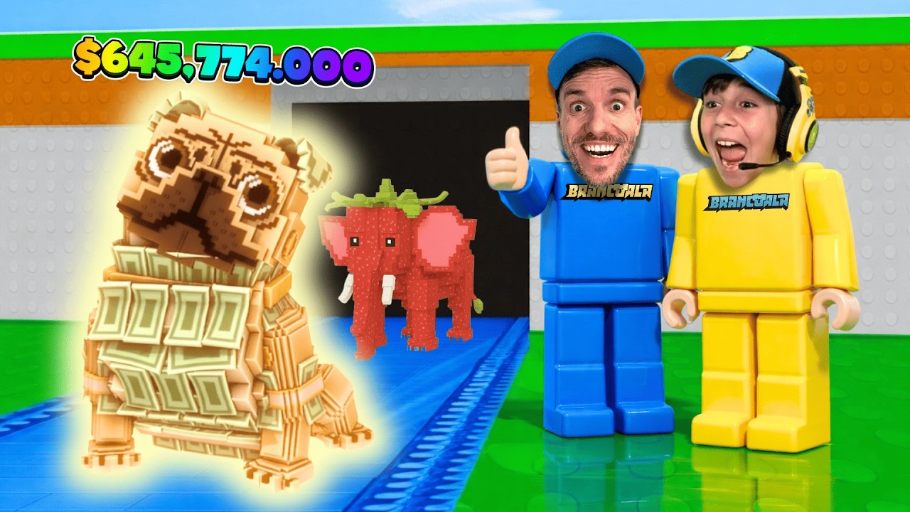 MONEY MONEY PUGGY no ROUBE UM BRAINROT do ROBLOX! - Brancoala Games